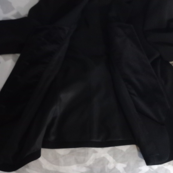 Vintage Basler black jacket with built in velvet vest size US 6 - Picture 8 of 9